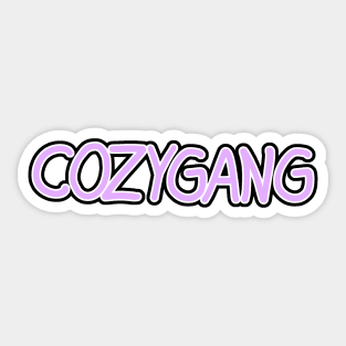 Cozy Gang Logo Sticker